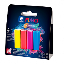 Набір пластики “Professional True colours“, 4х25г Fimo