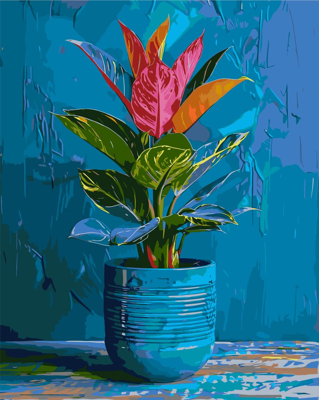 Картина за номерами Тропічна квітка 40*50 см Орігамі LW 3535, фото 1