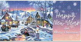 Конверти для грошей "Happy New Year", 10 шт./пач.