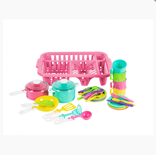 Дитячий набір посуду Іриска Orion 103 на 19 предметів