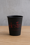 Стакани з чорною основою з логотипом, одношарові, 175 мл 5000 шт, фото 6