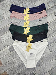 Труси жіночі ростовка р.XL,2XL,3XL колір асорті вишивка лапка AONIDAISI 30039566