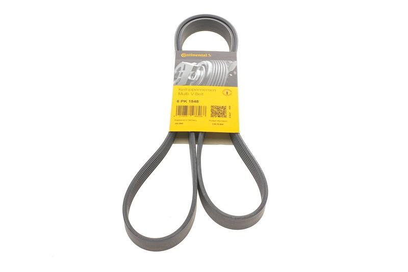 Полікліновий ремінь SEAT LEON, SKODA OCTAVIA, CONTITECH (6PK1548), фото 1