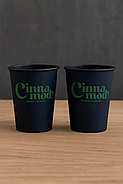 Стакани з чорною основою з логотипом, одношарові, 400 мл 2500 шт, фото 6