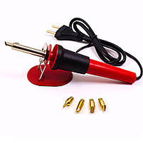 Набір для випалювання по дереву Danko Toys WD-01-02U — електровипалювач з насадками, фото 3