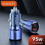 Автомобільний зарядний пристрій Toocki 75W (Type-C 45W + USB 30W), фото 4