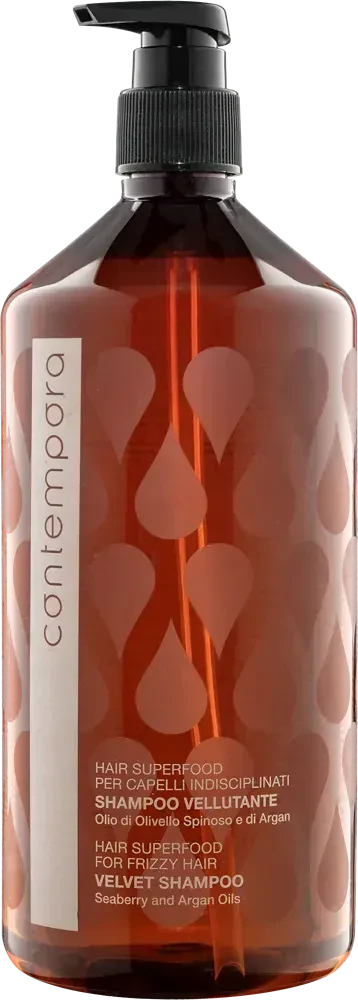 Розгладжувальний шампунь «Сяючий оксамит» з олією аргани та обліпихи CONTEMPORA 1000 мл
