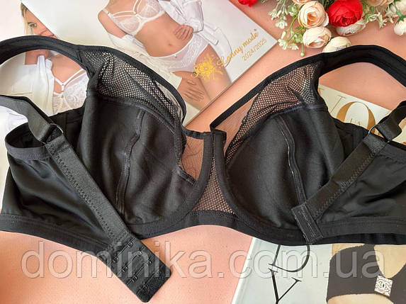 Бюстгальтер Lanny Mode для великих грудей (G, I) — без поролону, на кісточках коричневий, фото 2