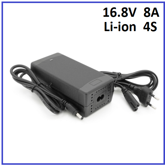 Зарядний пристрій Jinyi для Li-Ion 16.8V 4S до 8A штекер 5.5х2.5, фото 1