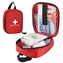 Аптечка першої допомоги 15в1 / Аптечка в машину / Дорожня аптечка / Аптечка медична