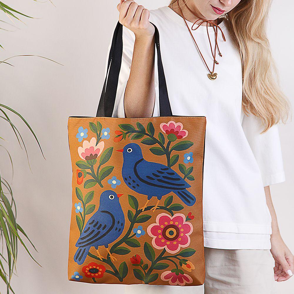 Сумка жіноча Original Дві пташки 40x45 см (SV_25L002_BL), фото 1