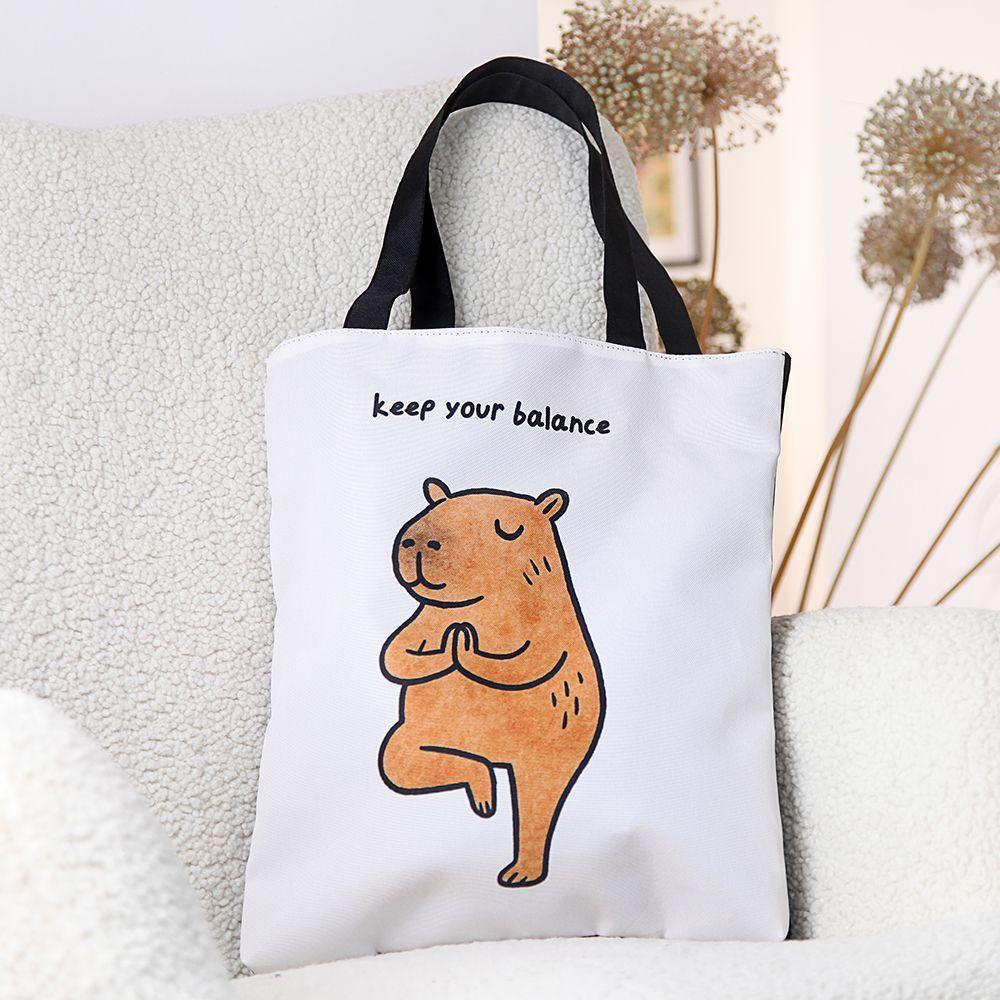 Сумка жіноча Original Keep your balance (Капібара) 40x45 см (SV_25L003_BL), фото 1