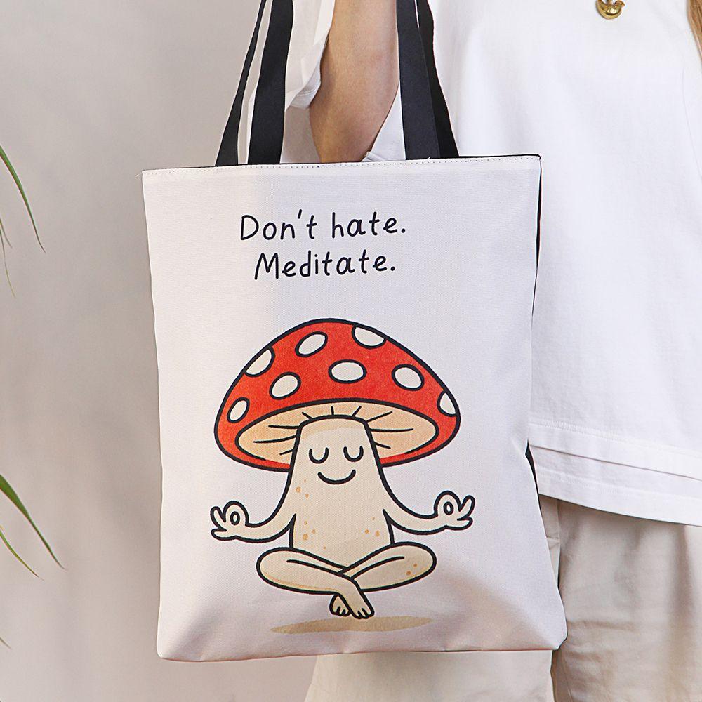 Сумка жіноча Original Don't hate. Maditate 40x45 см (SV_25L005_BL), фото 1