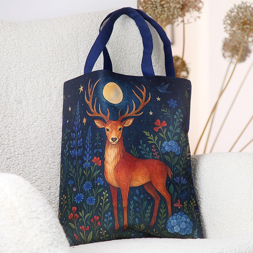 Сумка жіноча Original Олень в нічному лісі 40x45 см (SV_25L007_TSI), фото 1