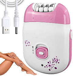 Жіночий епілятор для тіла 2 режими, від USB, SURKER SK-521 Pro / Епілятор для видалення волосся / Депілятор