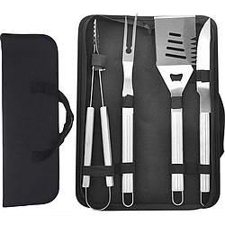 Набір інструментів для барбекю 4в1 з чохлом / Універсальний набір для шашлику