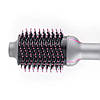 Фен-щітка для сушіння волосся (1200 Вт) R-411 / Фен гребінець / Стайлер для укладання волосся, фото 7