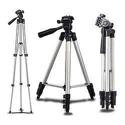 Універсальний штатив (35-105см) для телефону та камери 3110 / Регульована тринога трипод для відеотехніки