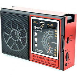 Радіоприймач 3в1, з USB, FM/SW/AM, RX002 / Акумуляторне радіо з підтримкою МР3 / ФМ радіоприймач