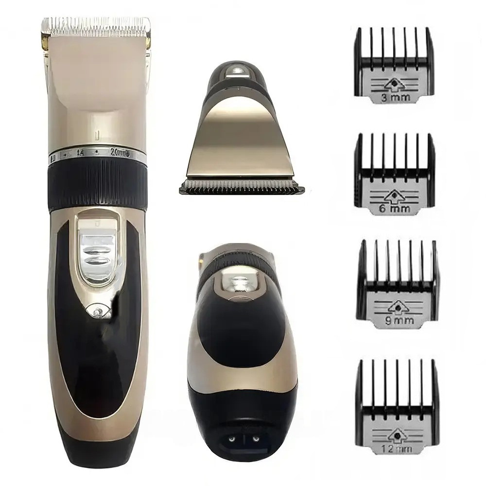 Машинка для стрижки волосся від мережі Geemy GM-6066 / Професійна акумуляторна машинка / Тример для волосся, фото 1