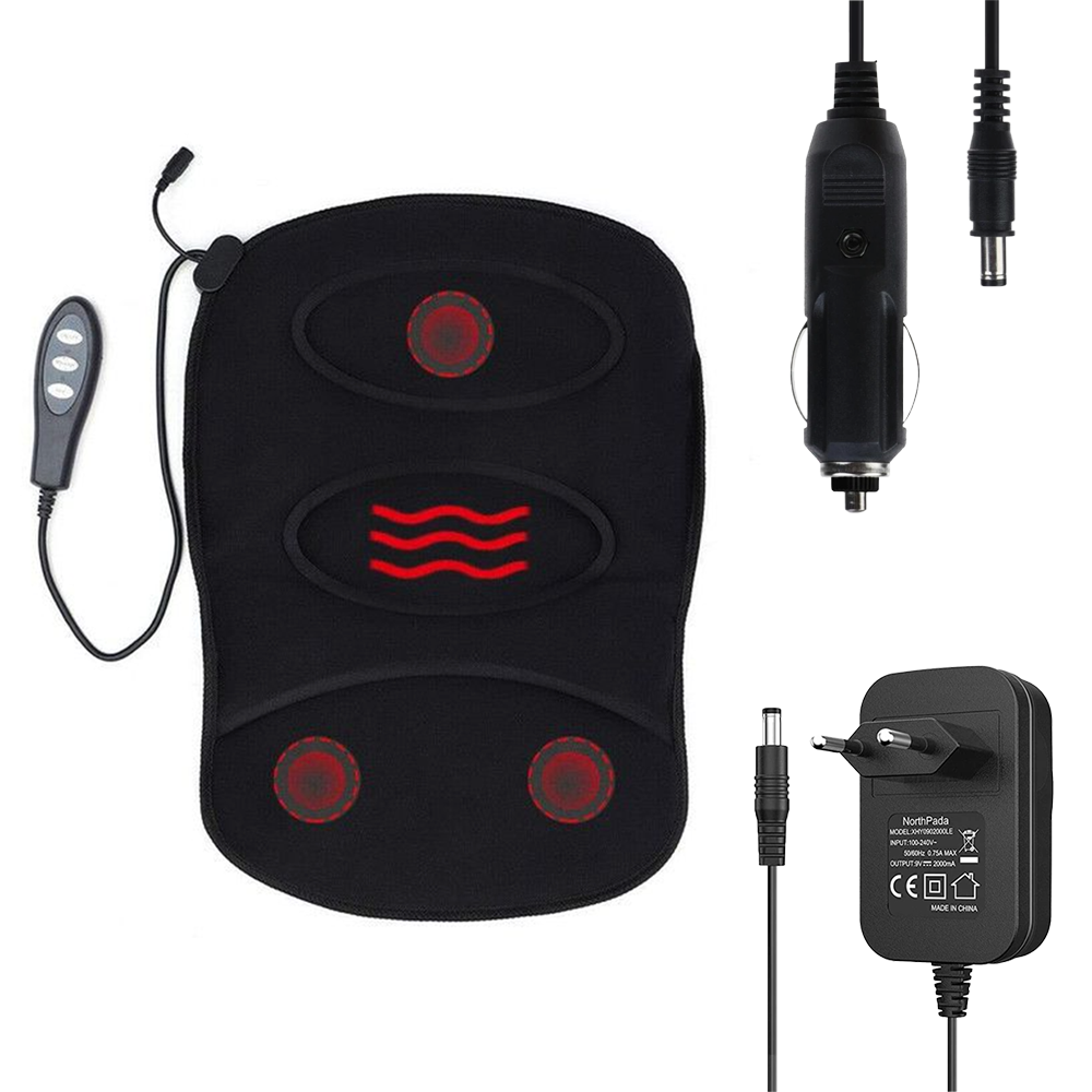 Масажна накидка на крісло Massage JB-616A / Масажер на сидіння авто / Масажна накидка в авто, фото 1