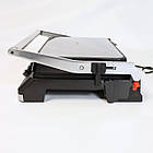 Електрогриль СВ-1084 2500 Вт з антипригарним покриттям контактний притискний гриль для кухні, фото 7