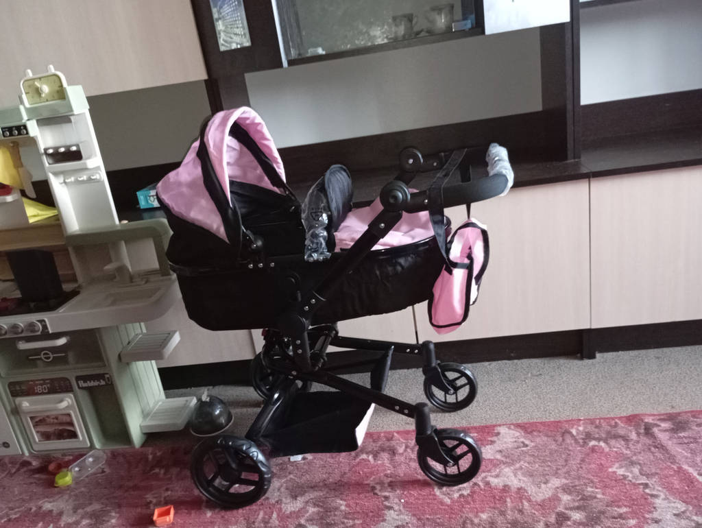 Коляска для ляльки 2в1 Carrello Fortuna 9695 PINK Рожева - фото покупців 1