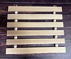 Дерев'яний килимок для баніI Масажний килимок із дерева, фото 3