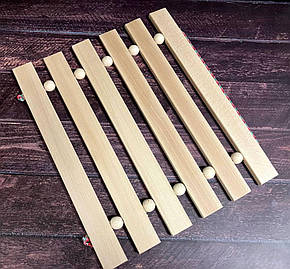 Дерев'яний килимок для баніI Масажний килимок із дерева, фото 1