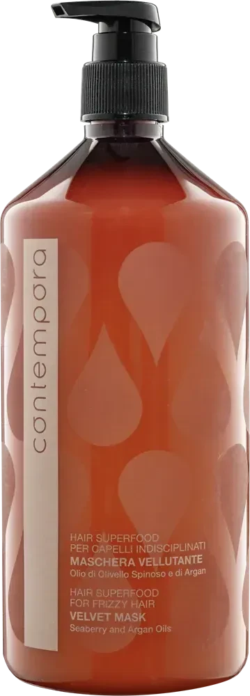 Розгладжувальна маска для волосся «Блискучий оксамит» з олією аргани та обліпихи CONTEMPORA 1000 мл