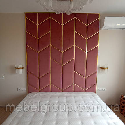 М'яка панель Трапеція з ліжком, фото 1