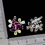 Сережки. Натуральний опал і гранат родоліт. Срібло 925., фото 3