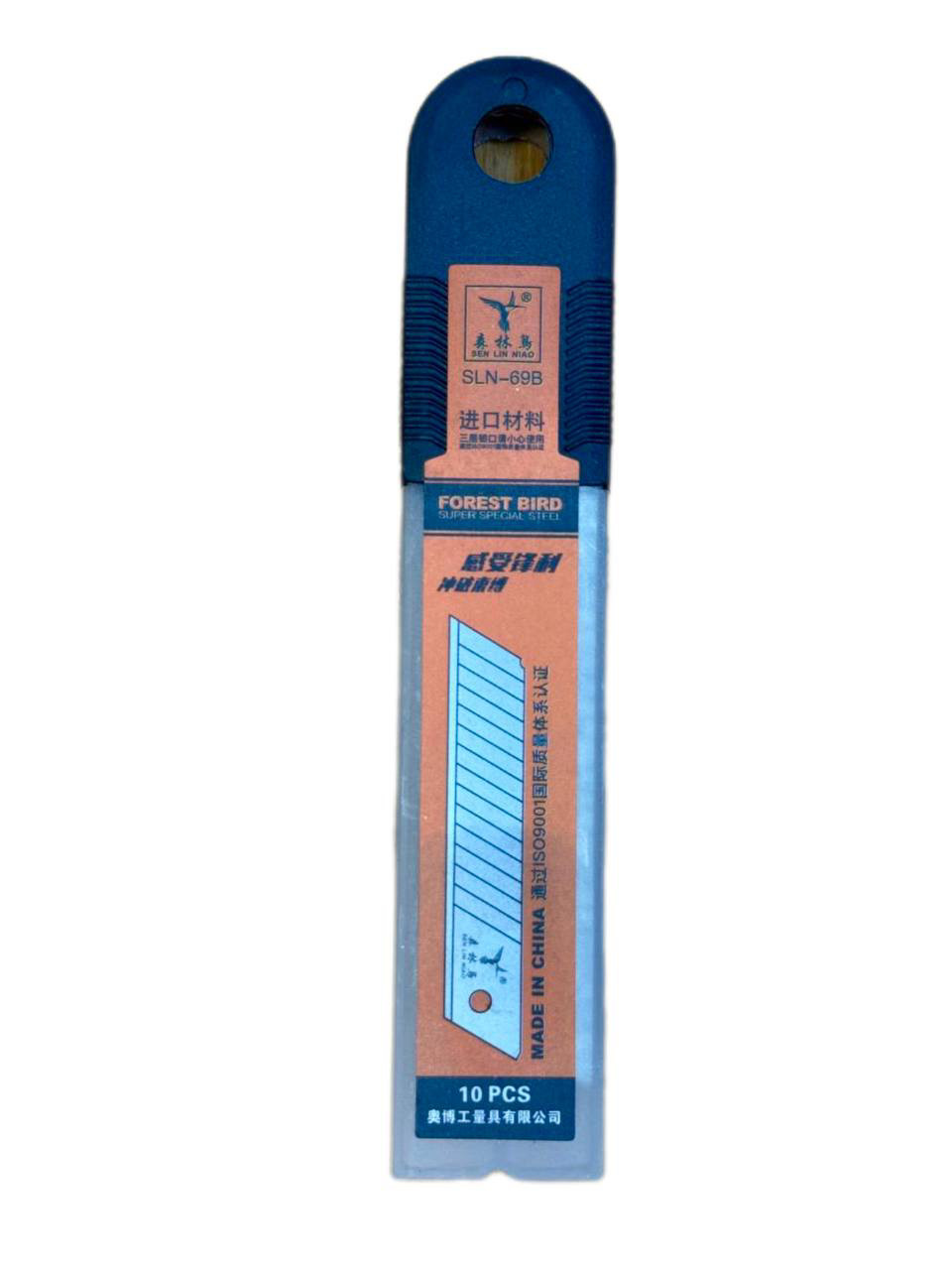 Леза запасні PL-W43 (SLN-69B) 18мм 10шт/уп (20уп/блок), фото 1