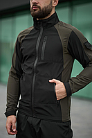 Куртка мужская софт шел легкая демисезонная комфортная софтшелл ветровка с влагозащитой на каждий день