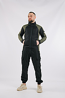 Костюм чоловічий демісезонний з водовідштовхувальної тканини куртка soft shell тактичні штани для спорту туризму