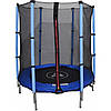 Дитячий батут манеж кімнатний із захисною сіткою Atleto 140 см синій для кімнати квартири вулиці, фото 8