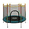 Батут манеж дитячий з сіткою Atleto 140 см синій KRB01, фото 8