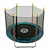 Дитячий батут манеж кімнатний із захисною сіткою Atleto 160 см синій KRB10 для кімнати будинку квартири вулиці, фото 6