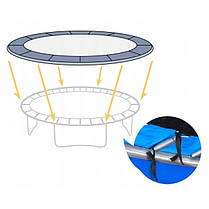 Накидка на пружини для батута 374 см multikolor, фото 3