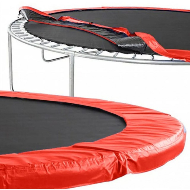 Накидка на пружини для батута 312 см 10 ft червона