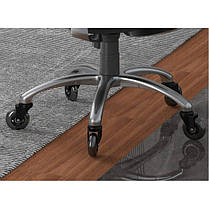 Колесо до офісного крісла гумове комплект 5 шт Bonro чорне, фото 5