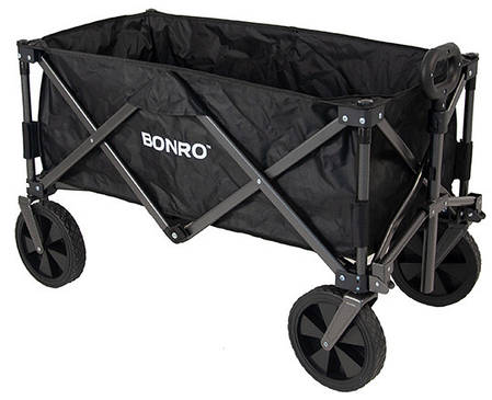Складаний ручний візок універсальний Bonro B-710 чорний, фото 1