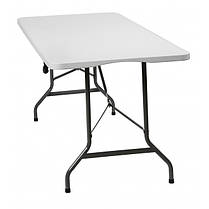 Стіл розкладний туристичний для пікніка Bonro BS 180 см білий, фото 3