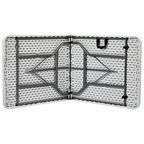 Стіл розкладний туристичний для пікніка Bonro BS 180 см білий, фото 5