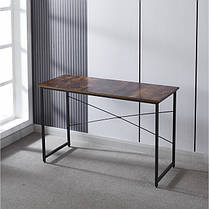 Стіл письмовий металевий лофт з полицею Bonro B-003, фото 3