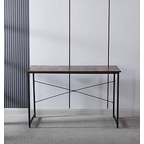 Стіл письмовий металевий лофт з полицею Bonro B-003, фото 4