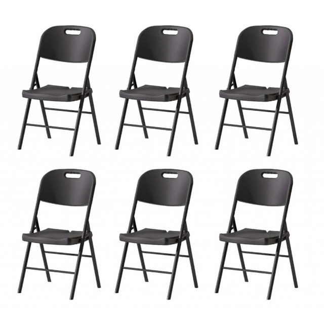 Крісло розкладне туристичне Bonro BS-53 чорне комплект (6 шт)