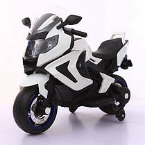 Дитячий електромотоцикл SPOKO SP-1600 білий, фото 2