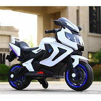 Дитячий електромотоцикл SPOKO SP-1600 білий, фото 5
