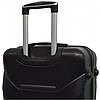 Набір пластикових валіз на колесах Bonro 2019 3 штуки чорний з висувною ручкою і кодовим замком, фото 7